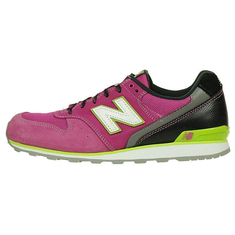

New Balance Women s 996 Fuchsia Green Suede Mesh Lifestyle Sneakers WR996EH 36.5