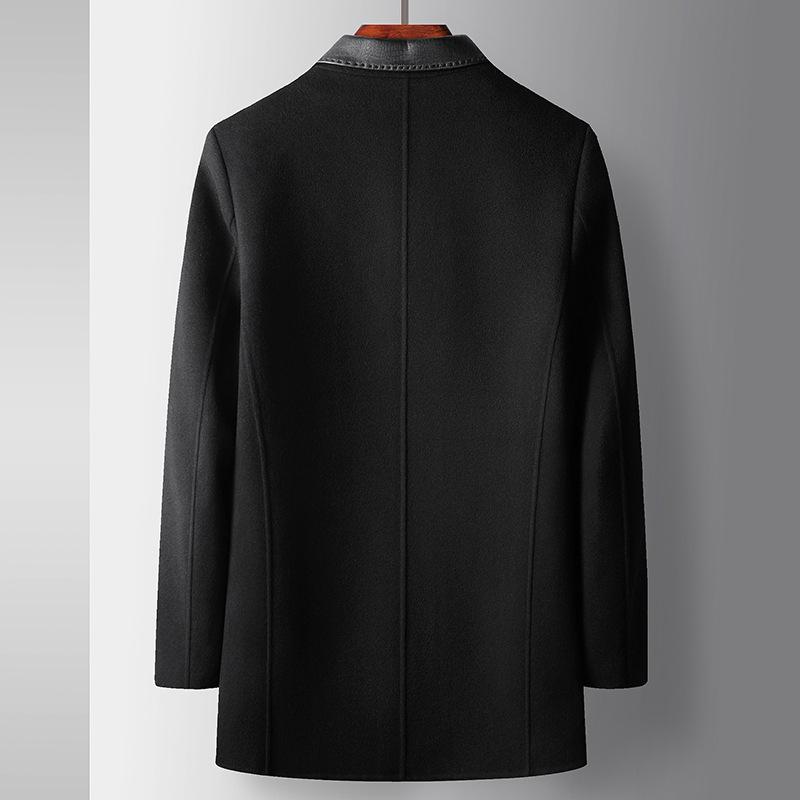 Осенне-зимний плащ из шерсти средней и длинной длины — фото 3