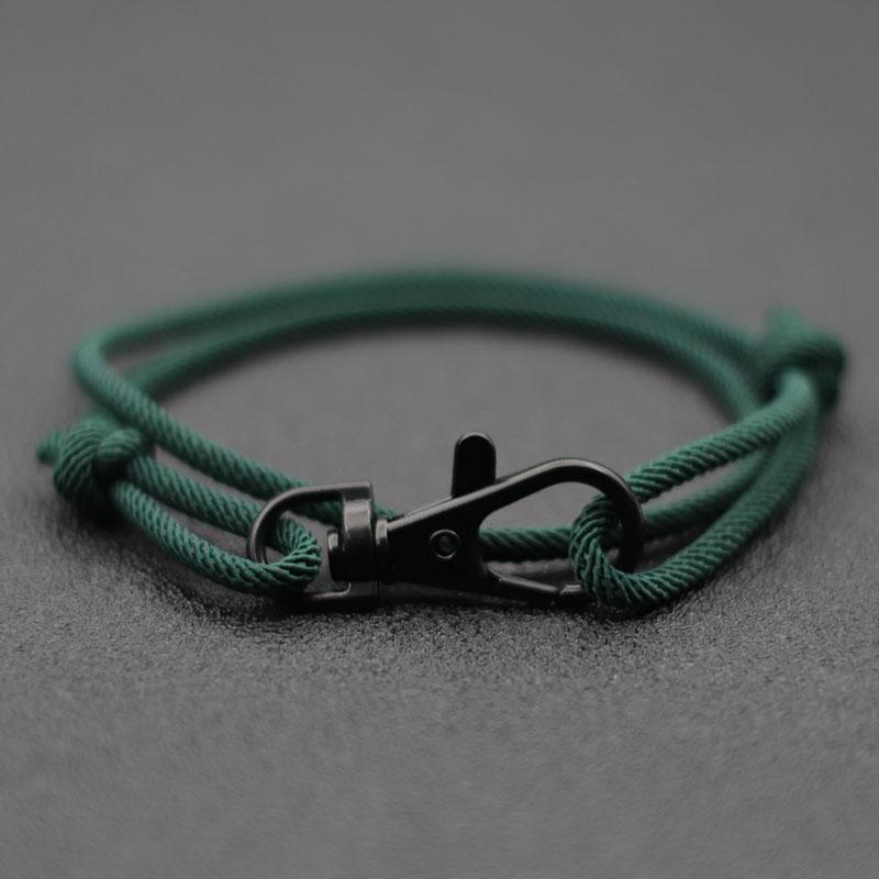 Novel Men Bracelet Rope Handmade Adjustable Braclet Outdoor Survival Climbing Braslet Pulsera Hombre Bohemian Jewelry Cord Joias