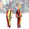 Marvel Deadpool Cosplay-Anzug mit Wolverine-Thema für Gaming und Rollenspiele Charaktere enthalten)