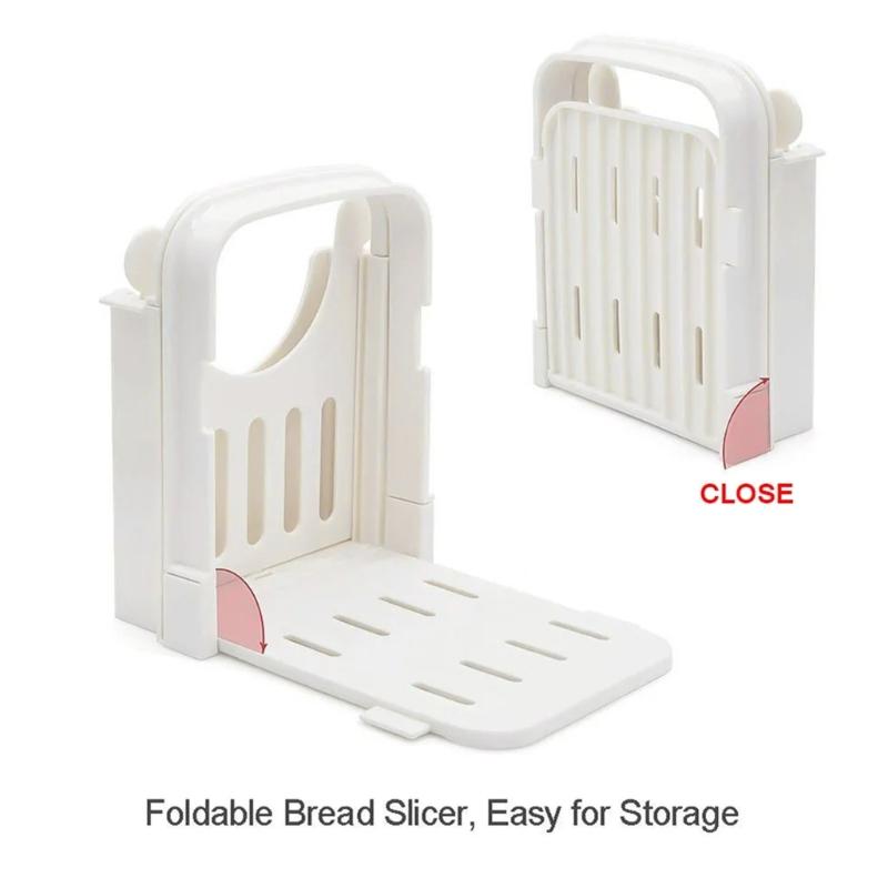 Portable ABS  Bread Cutter With Ergonomic Designs Sandwich Cutting Tool For Consistent Thickness And Quick Cleaning