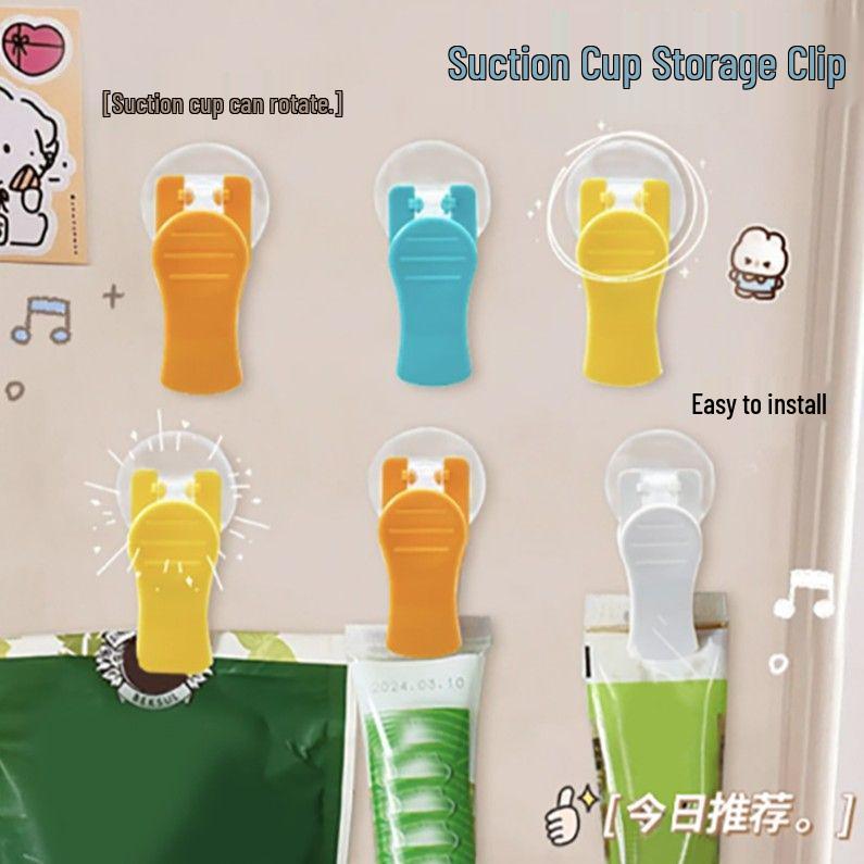 Versatile Suction Cup Clips for Photos, Receipts, and Messages