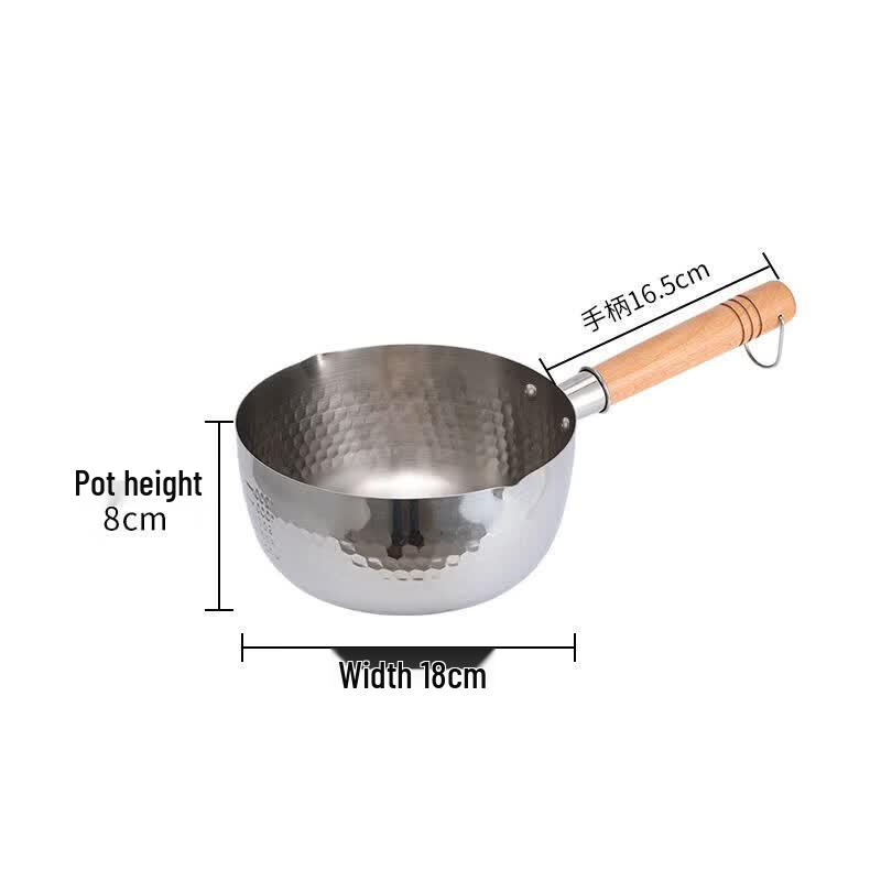 Velosan 18cm Stainless Steel Yukihira Pot