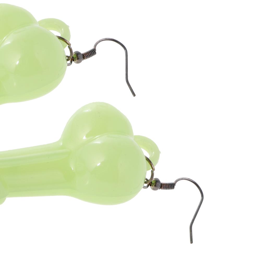 Fluorescent The Dark Funny Earrings Eardrop