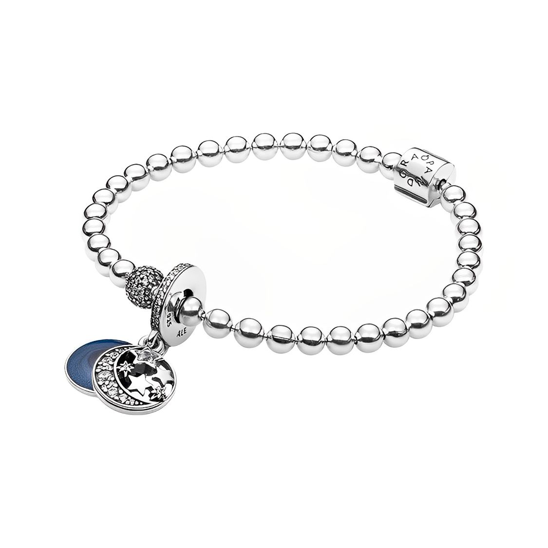 Pandora Moonlight Starry Sky Bracelet Women Bracelet Silver ZT-0019 17