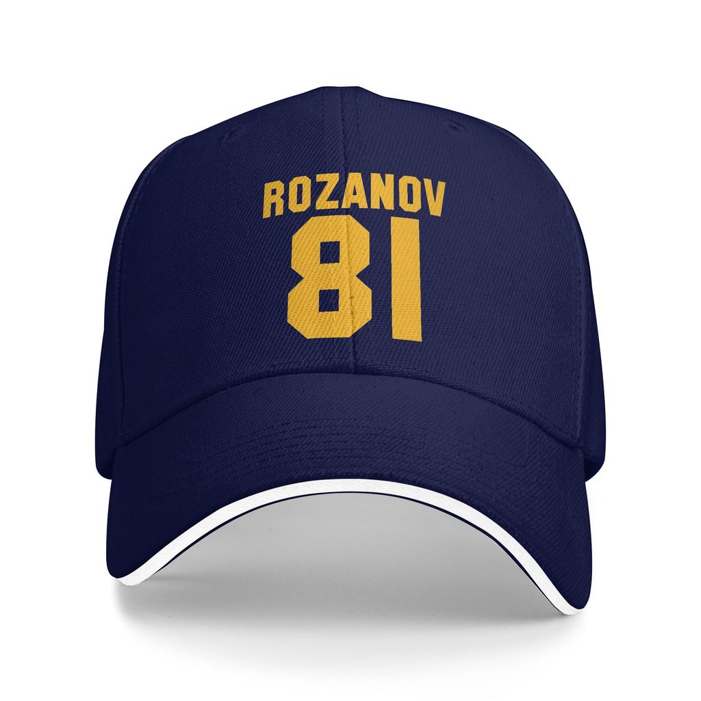 Ilya Rozanov 81 Logo Heated Rivalry Baseball Cap Popular  Sandwich Cap for Men Women Adjustable Dad Hat Outdoor