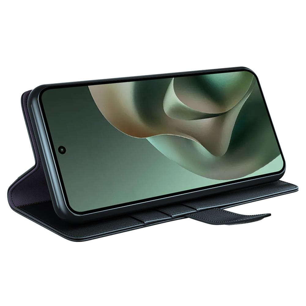 For Motorola Moto G67 Power 5G Case Genuine Split Leather Phone Cover with Wallet Stand