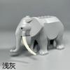 MOC Animal Scene Building Blocks Zoo Elephants Giraffes Chimpanzee Camels Goats Camel Parrots Pigeon Accessories Bricks Toys N09