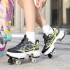 Kids/ Mens Four-wheel Deformed Walking Shoes Men's/Women's Roller Skates Children's Skates Boys'/ Girls' Sports Shoes