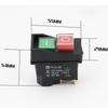4/5Pin AC250V 16A Waterproof IP55 Push Button Electromagnetic Switch Magnetic Starter Power Safety Switches for Machine Tool