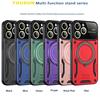 Armor Matte Case For iphone 11 12 13 14 15 16 17 Pro Max 16 Pro Cover Ring Magnetic Stand Holder Shockproof Shell Coque Fundas