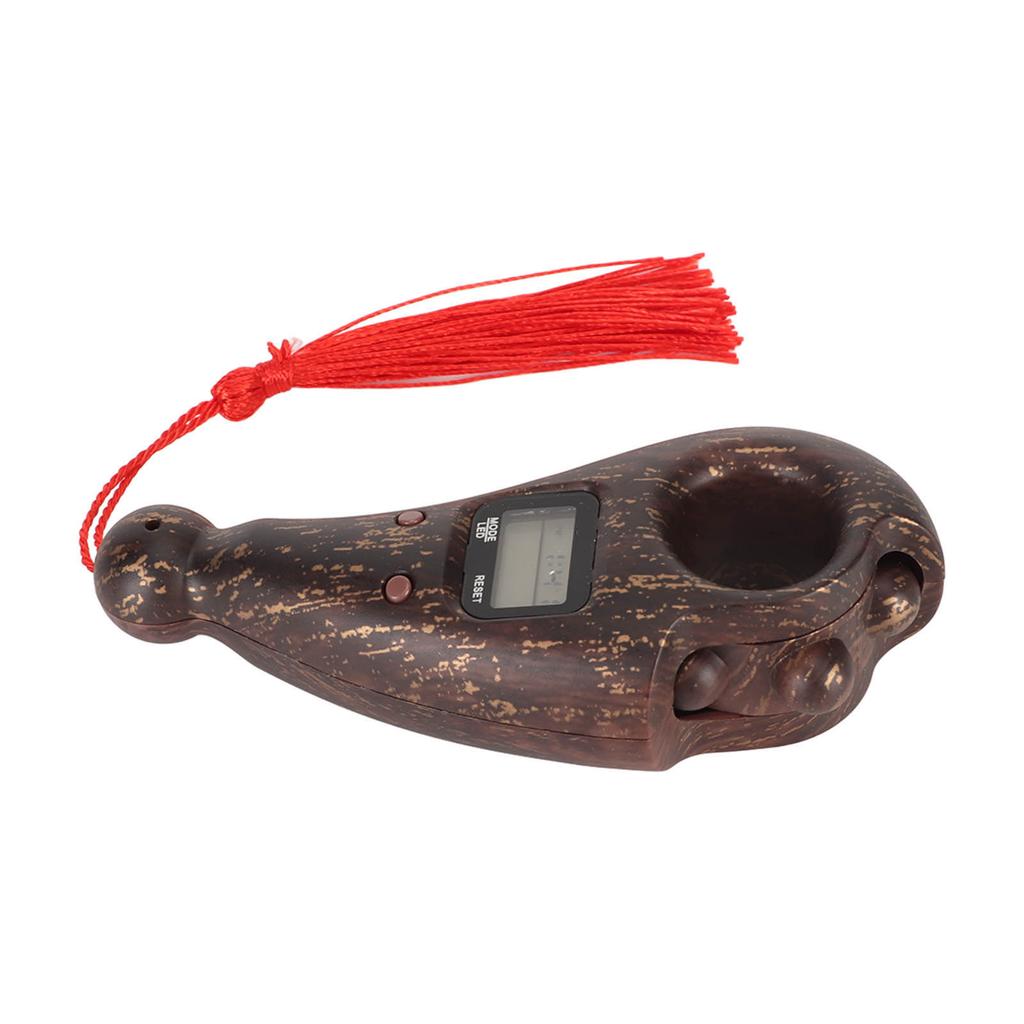 Contatore Digitale di Perline Funzione Reset Spegnimento Automatico Frangia Rossa Portatile Compatto Tasbih Digitale per la Preghiera Islamico Musulmano
