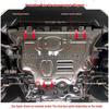 SWM X7 Engine Splash Guard: Manganese Steel & Titanium Alloy Chassis Armor