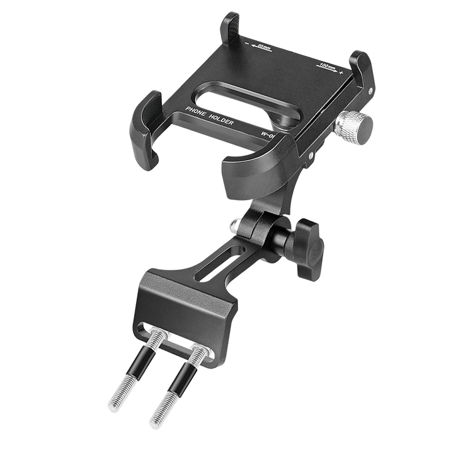 Bike Phone Holder   Aluminum Alloy Cellphone Holder Mountain Bike Riding Navigation Bracket