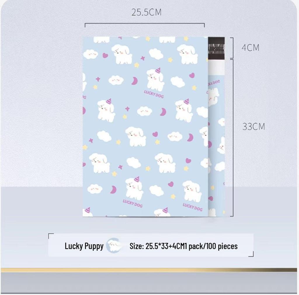 Pink Thickened Express Clothes Packaging Bag - Cute and Durable Handheld Design