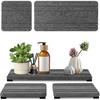 3PCS Water Absorbing Stone Tray, DryingNeat Diatomite Stone Sink Tray, Tant Dry Sink Coasters, Kitchen Sponge Hand Soap Holder, Countertop Fast