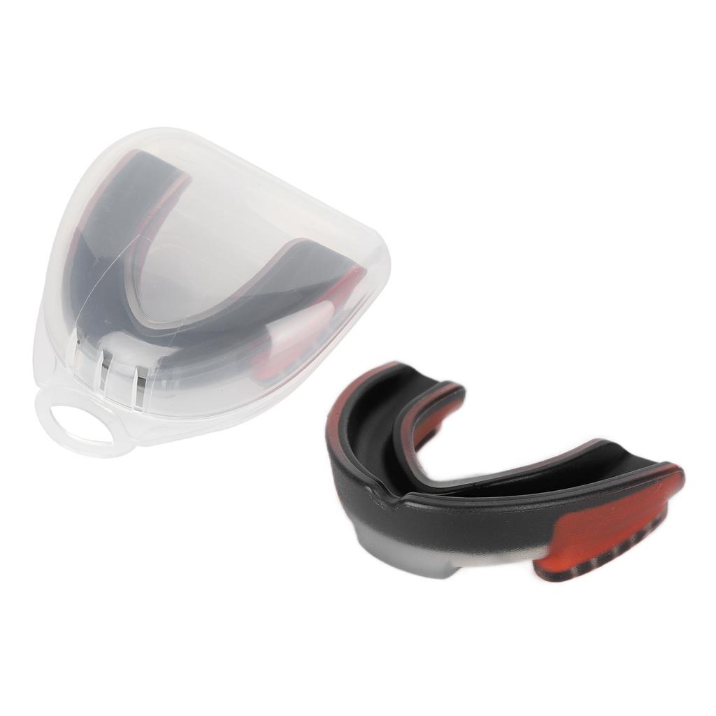 Double Colour Teeth Guard Basketball Sports Taekwondo Boxing Teeth  or Guard with Case for Adults