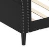 Vidaxl Sofa Z Funkcją Spania, Czarna, 100X200 Cm, Obita Sztuczną Skórą