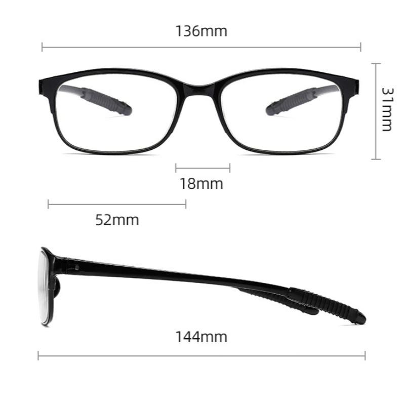 Fashion High-definition Anti Blue Light Reading Glasses Men Women Ultra Light FULL Frame Presbyopia Eyeglasses