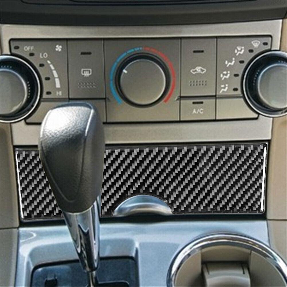 For Toyota Highlander 2008-2013 Central Storage Lid Trim Cover Carbon Fiber 1pcs