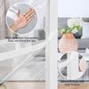 Winter window insulation kit, keeps out the cold and stays warm, adjustable clear film thickness (1 piece, white edge)