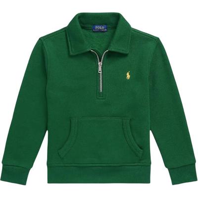 Polo Sweatshirt Pony Geborduurd Halve Rits Kraag Lange Mouw Kinderen Kinder sweatshirt 322952467-001