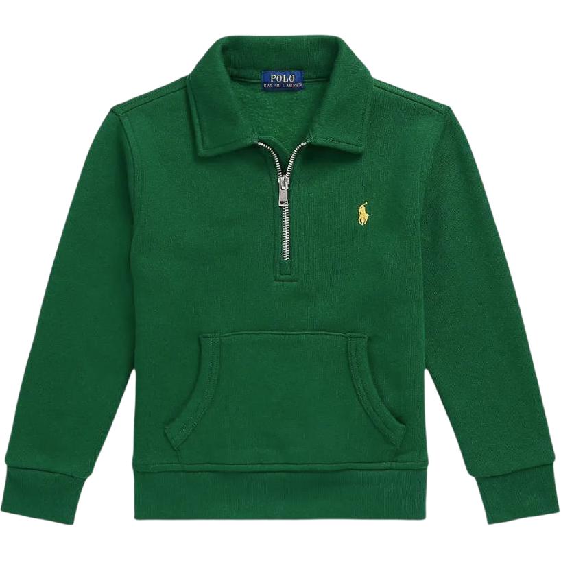 

Polo Ralph Lauren Толстовка с вышивкой пони, воротник на молнии, длинный рукав, детская детская толстовка 322952467-001 L