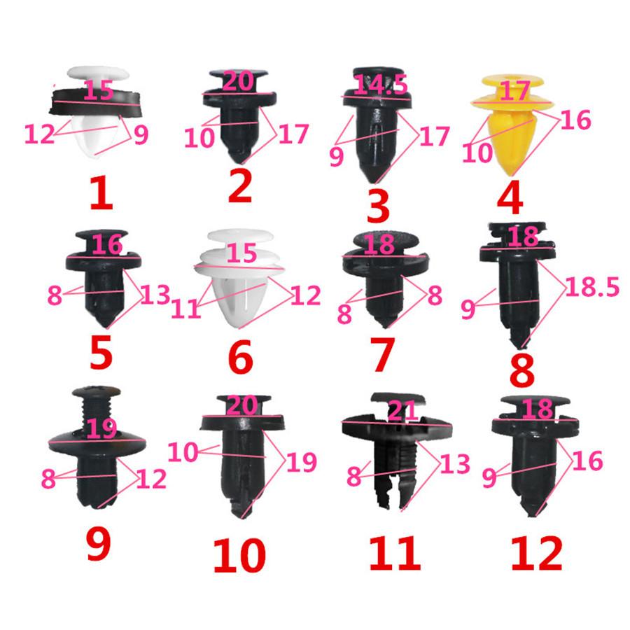 150Pcs Plastic Car Door Panels Bumper Cover Fender Fasteners Trim Clip Boxed Kit
