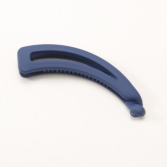 Big Hairpin Fine Workmanship Charming Compact Solid Color Banana Vertical Hair Barrette for Party