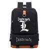 Zaino Cosplay Anime Death Note per Adolescenti Studenti Grande Capacità Borsa da Scuola da Viaggio con Stampa Personaggio