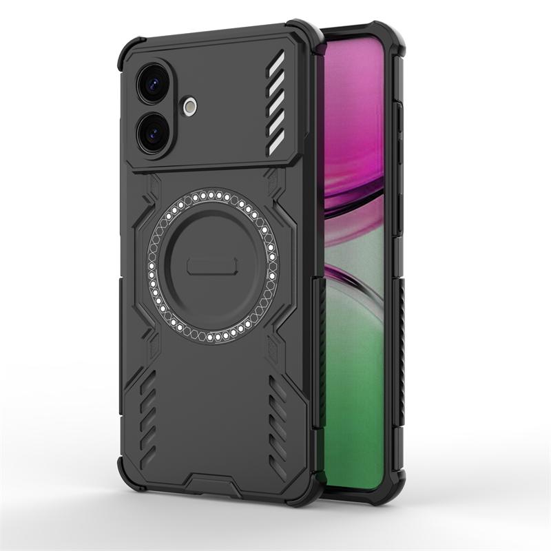 For Samsung Galaxy S26 Plus Case Samsung S26 Plus Armor PC Magnetic Adsorption Wireless Charge Cover For Samsung S26 Plus Case