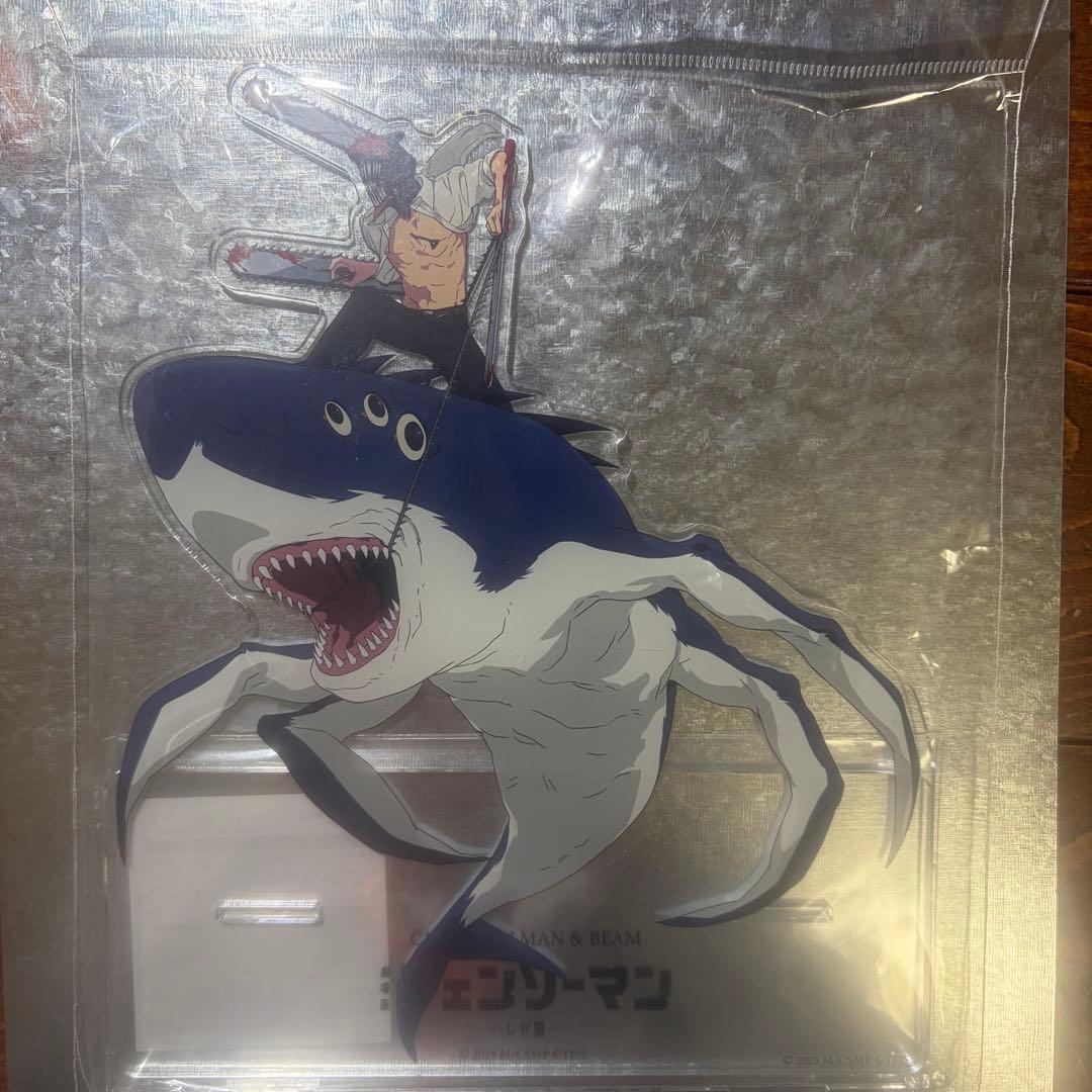 Used Chainsaw Man Big Acrylic Stand Axta Denji Beam Shark Majin