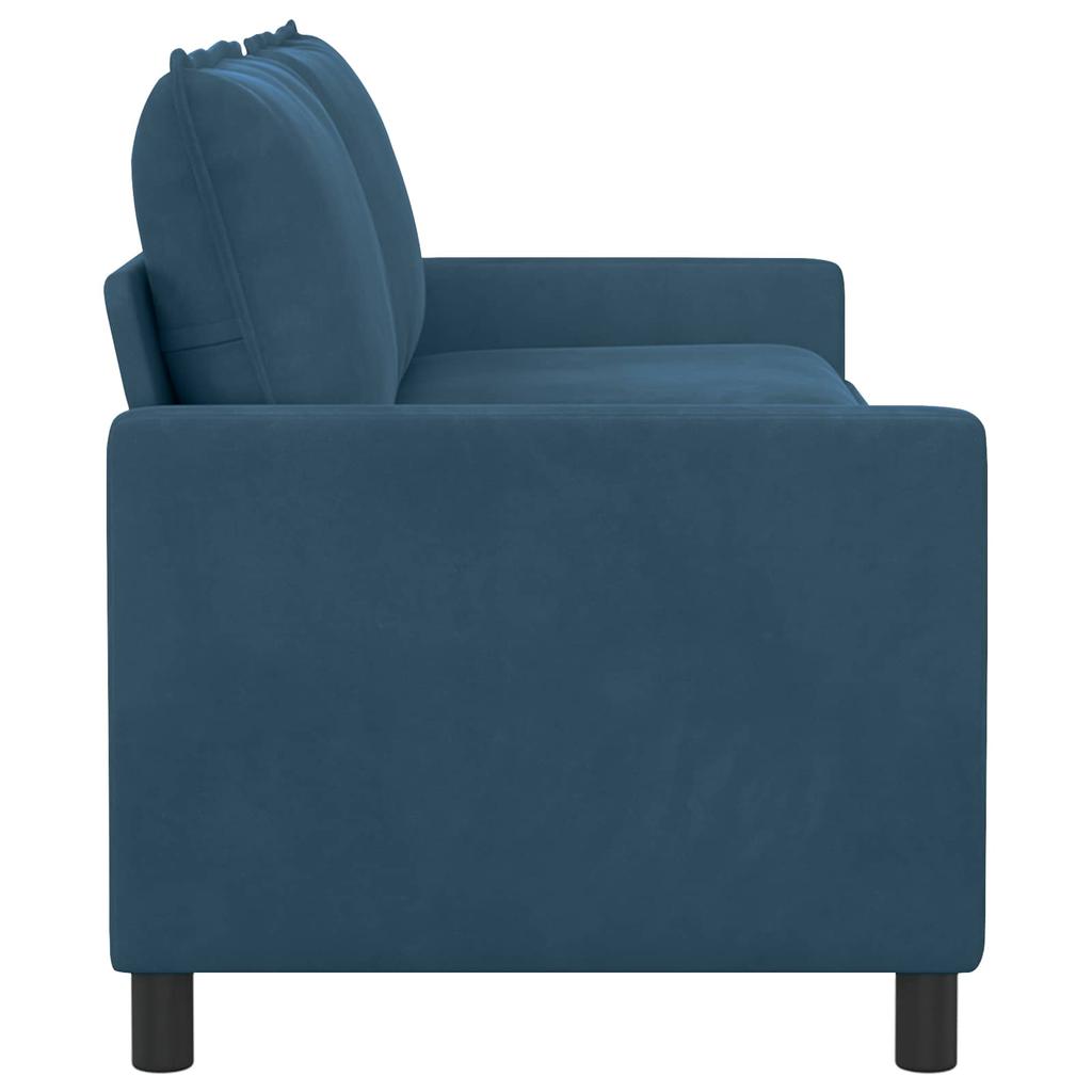 Sofa Blue 196 x 81 x 87.5 cm Velvet
