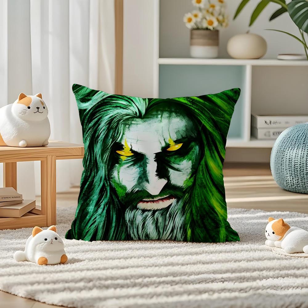 Rob Zombie Pillow Case Silky Elegant Comfort Sofa Bed Invisible Zipper