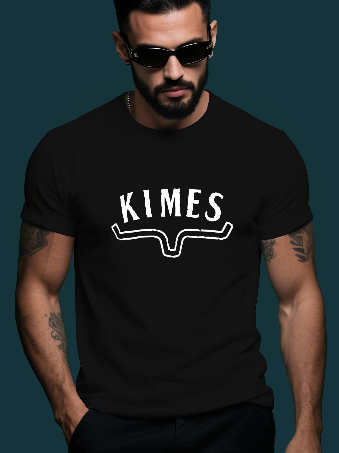 KIMES Graphic Tshirt - Bold White Lettering S