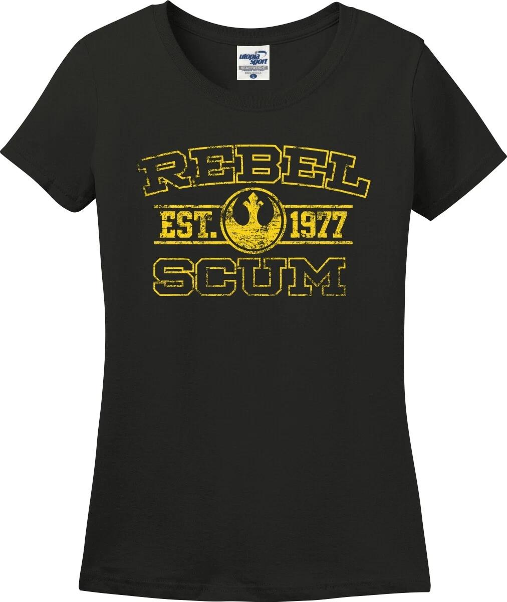Rebel Scum Funny Missy Fit Ladies T-Shirt (S-3X) L