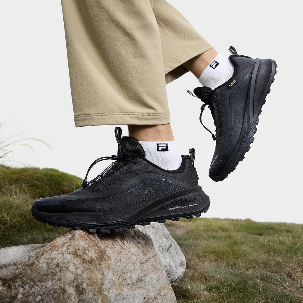 New FILA SPD LYNX 3 Cushioning, Wear Resistant Low Top Running Shoes Men's Black A12M511201FBA