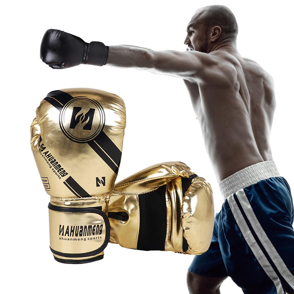 Boxhandschuhe Box-Trainingshandschuhe Klettverschluss Sandsackhandschuhe PU-Leder Verstellbare Pratzen für Kinder Erwachsene
