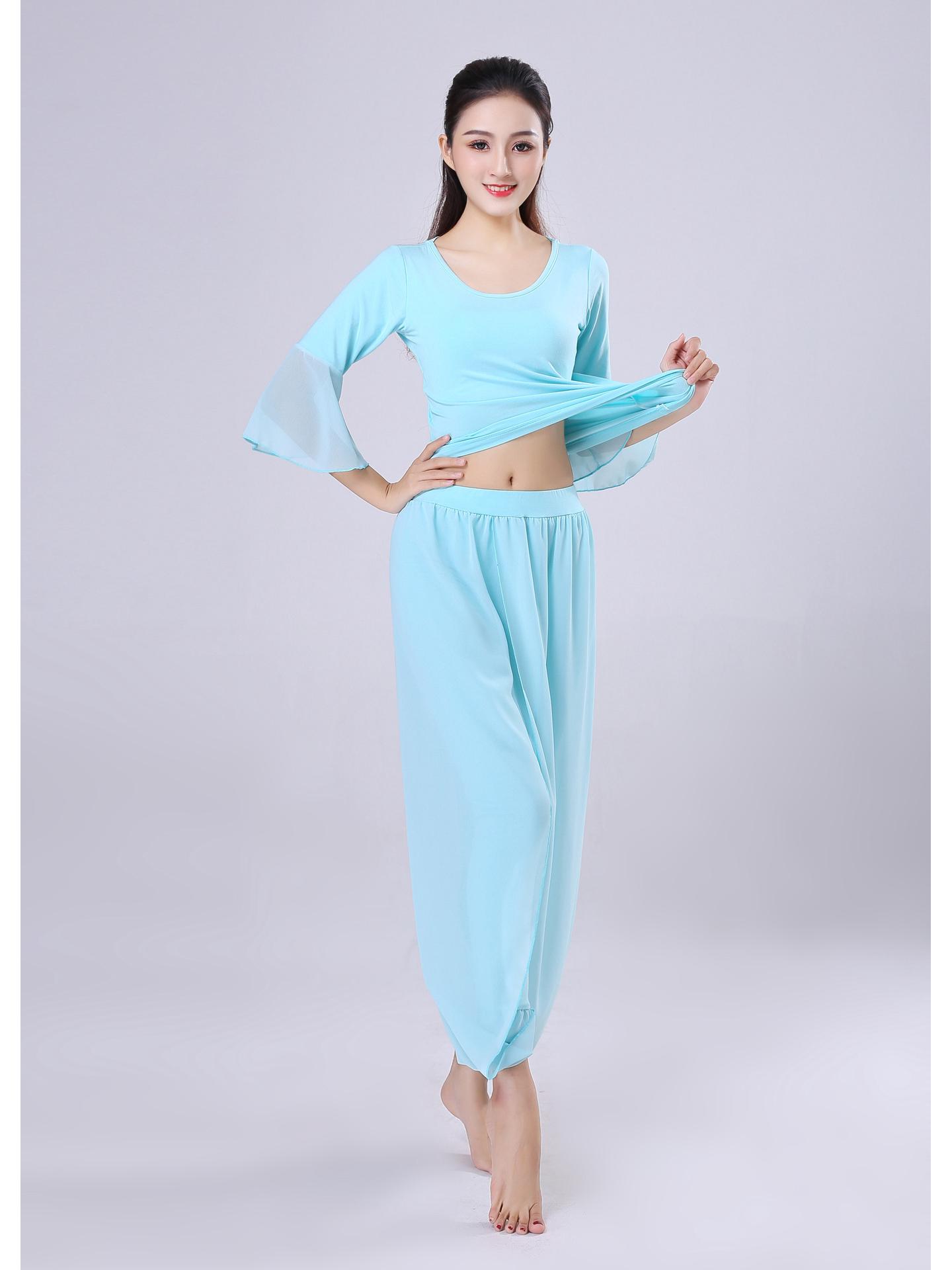 

Белый комплект для йоги «Танец бабочки»: Шифоновое костюмное платье с рукавами из сетки для женщин S