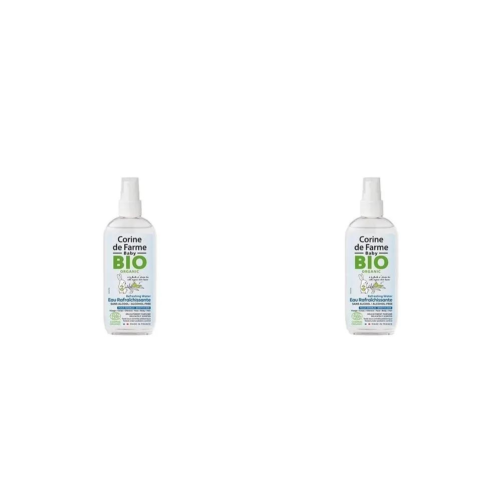 Corine de Farme Refreshing Water 100ml 2-Pack Refreshing Water - Certified Organic