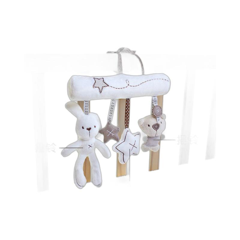 Infant Musical Crib Mobile & Rattle Toy for 0-3 Years