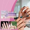 12pcs Nail Art Drawing Graffiti Pen Gel Pencil 0.5mm Waterproof Painting Liner Brush Quick-dry Nail Marker DIY Manicure