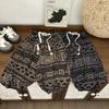 Leichte Mückenschutz-Hose für Kinder Eis-Seiden-Leinen Vintage Ombré Batik Lässig und Stilvoll Bündchen Schlaghose für Jungen und Mädchen