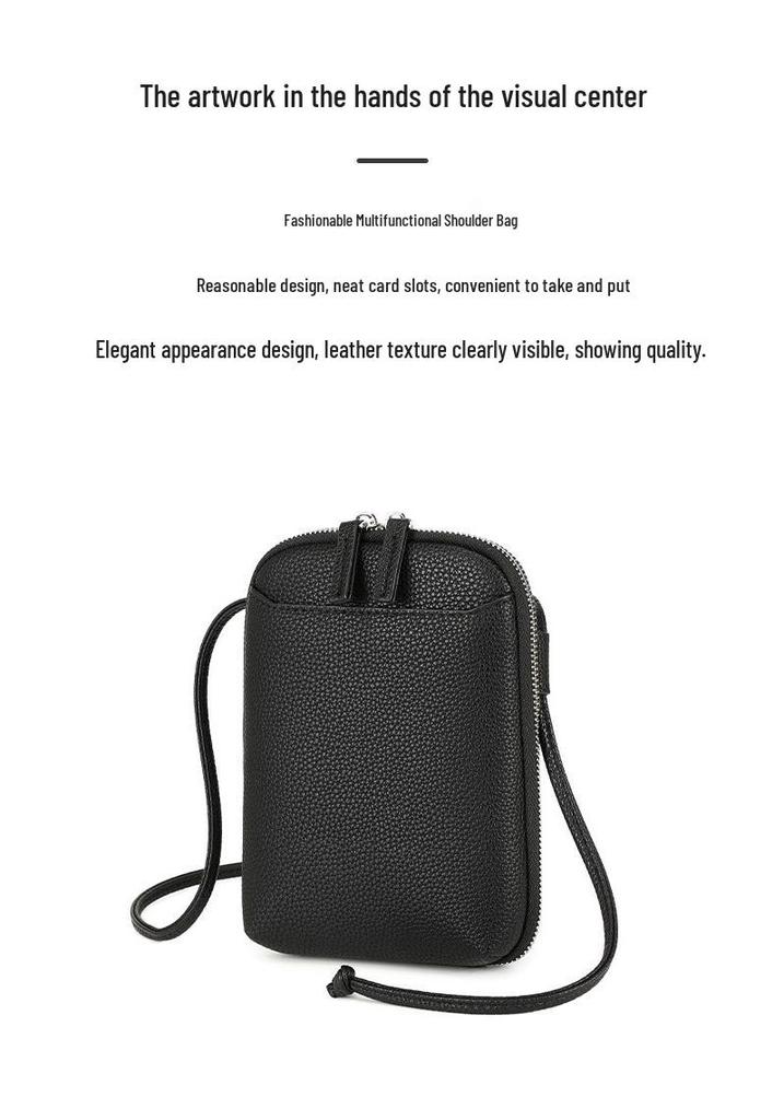 Summer Fashion Women's Crossbody Bag - Vertical Solid Color Mini Phone & Shoulder Bag, Niche Design