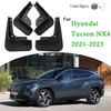 For Hyundai Tucson NX4    Mudflaps Splash Guard Mud Flap Mudguards Front Rear Fender Flare Car Styling Accessories