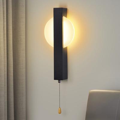 LED Wall Sconce - NETTLIFE - Modern - Black - 3000K (White Hot) - 6W with Switch
