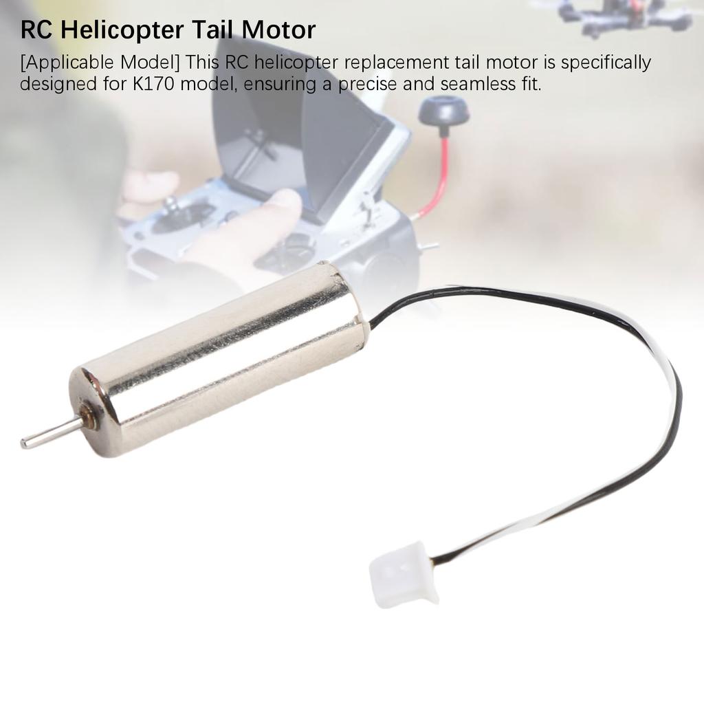 RC Helicopter Tail Motor for K170 RC Helicopter Spare Part Replacement Rear Motor