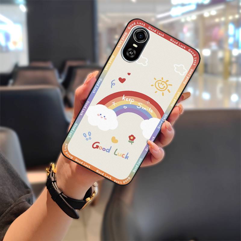 Silicone Durable Phone Case For ZTE Blade A31 Plus/Optus X Sight 2 Cartoon Anti-dust Full Wrap Waterproof Soft Case Cute