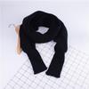 Unisex Knitted Shawl Sweater with Sleeves - Versatile Solid Color Cloak for Autumn and Winter Parties