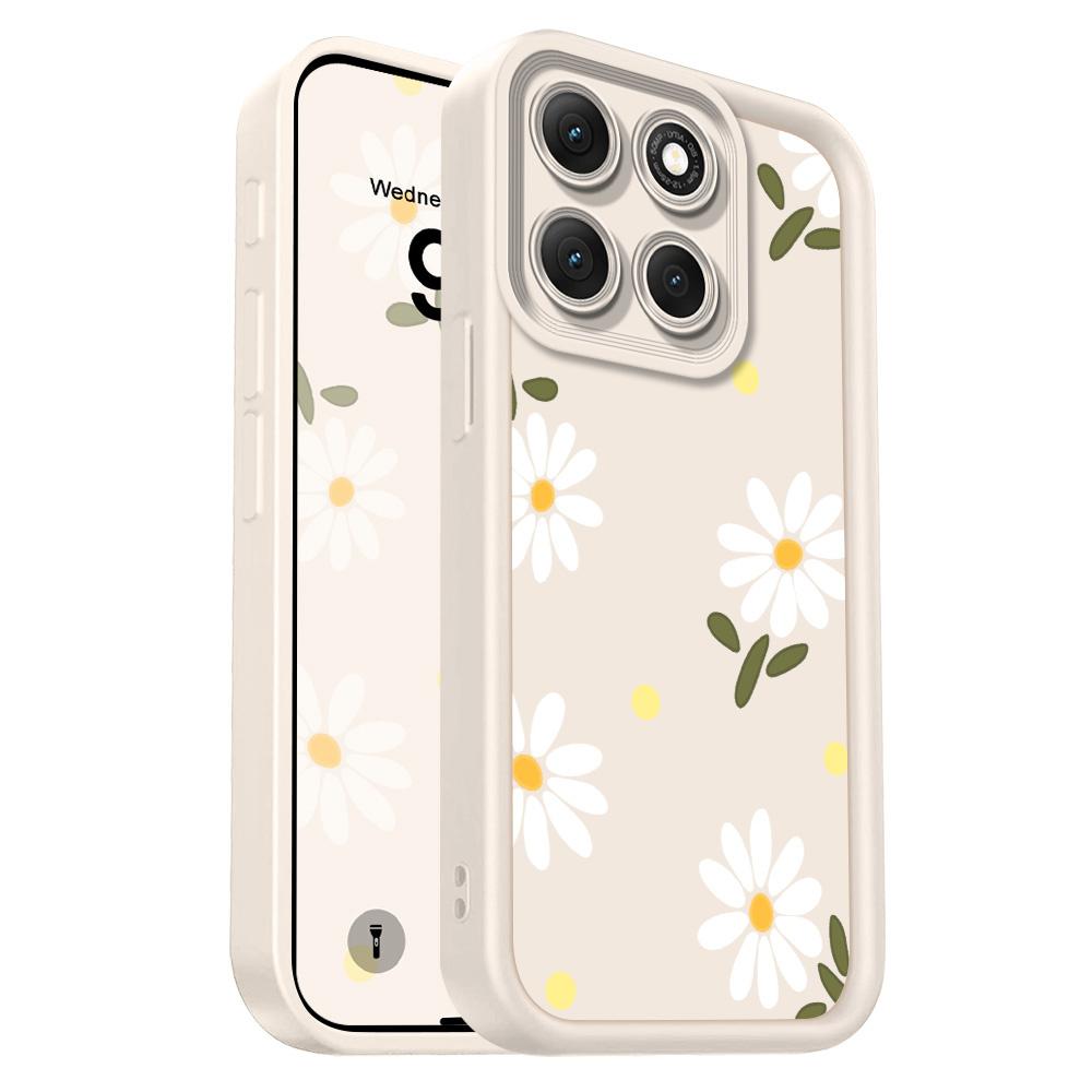 Falling Daisies Phone Case For Motorola G86 G85 G84 G75 G60 G56 G54 G53 G52 G35 G34 G32 G30 G24 G22 G15 4G 5G Staircase Soft Cov